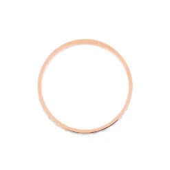 Alliance Fantaisie Diamantee Ruban Plat Or Bicolore -Garmin Soldes B3AF2W0385 view2