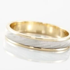 Alliance Effet Mat Ruban Plat Or Bicolore -Garmin Soldes B3AM2W00LB view3