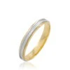 Alliance Nolvenn Ruban Plat Or Bicolore