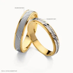 Alliance Nolvenn Ruban Plat Or Bicolore -Garmin Soldes B3AM2W0164 view2