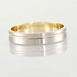 Alliance Marcio Ruban Plat Or Bicolore -Garmin Soldes B3AM2W01ME view3