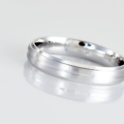 Alliance Circios Demi Jonc Classique Or Blanc -Garmin Soldes B3AMBW001K view3