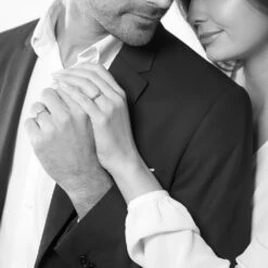 Alliance Sonia Demi Jonc Confort Or Blanc -Garmin Soldes B3AMBW00E4 model0