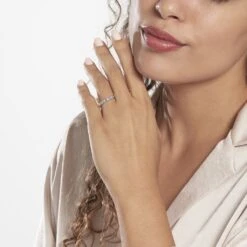 Alliance Marya Carree Diamantee Ruban Plat Or Blanc -Garmin Soldes B3AMBW00YN model0