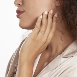 Alliance Marya Carree Diamantee Ruban Plat Or Blanc -Garmin Soldes B3AMBW00YN model1