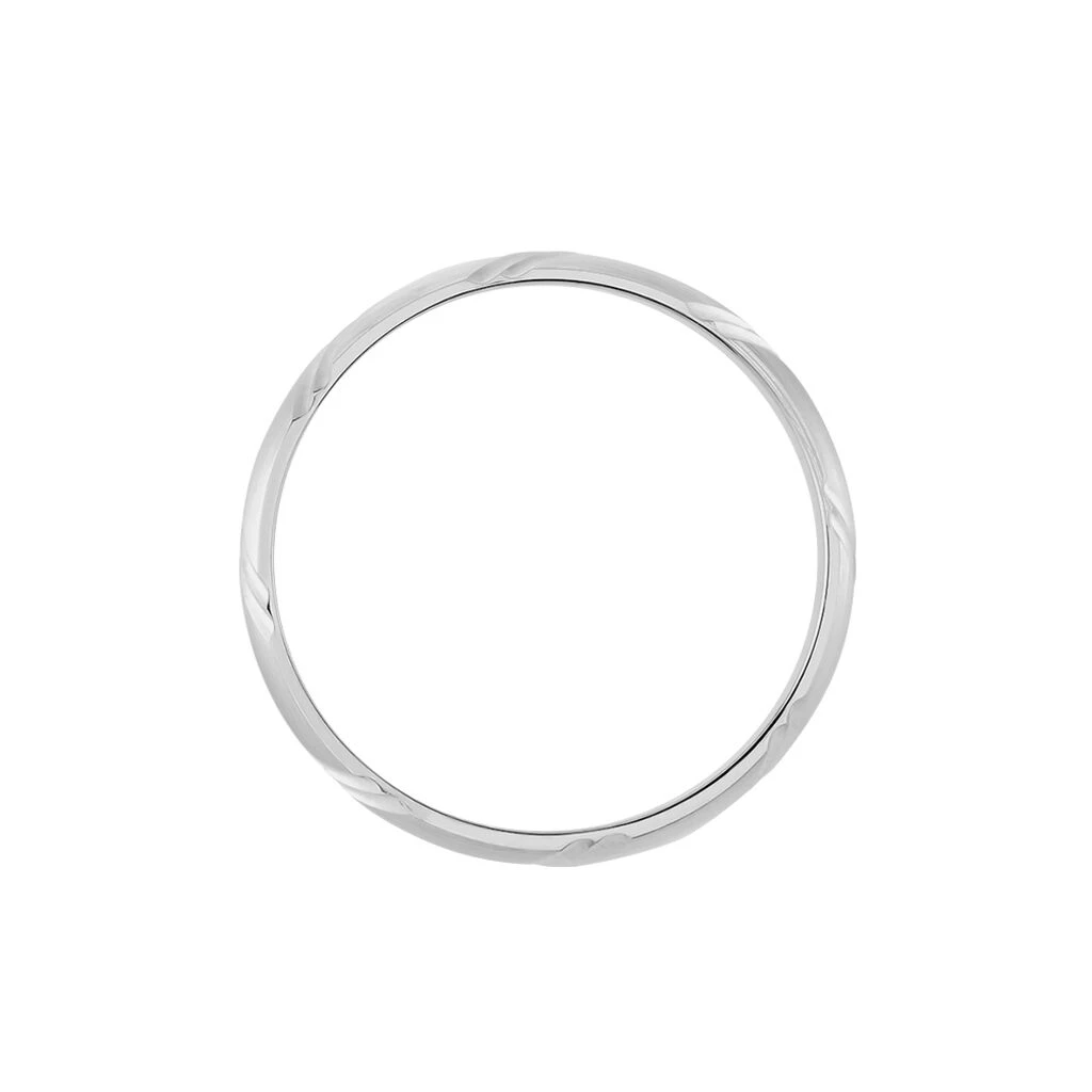 Alliance Marlon Demi Jonc Classique Or Blanc 5 Alliance Marlon Demi Jonc Classique Or Blanc – Image 3