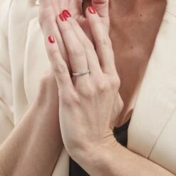 Alliance Maturina Demi Jonc Classique Or Blanc -Garmin Soldes B3AMBW01MG model1