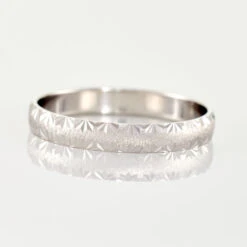 Alliance Maturina Demi Jonc Classique Or Blanc -Garmin Soldes B3AMBW01MG view3