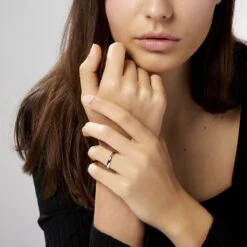 Alliance Meredithe Demi Jonc Classique Or Blanc -Garmin Soldes B3AMBW0616 model2