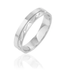 Alliance Helios Ruban Plat Or Blanc