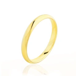 Alliance Isaac Demi Jonc Confort Or Jaune