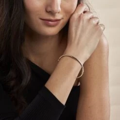 Bracelet Jonc Karama Or Bicolore -Garmin Soldes B3BF2W0397 model0