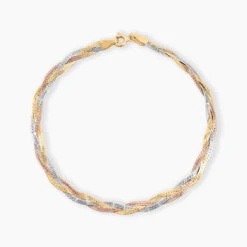 Bracelet Leilaniae Or Tricolore