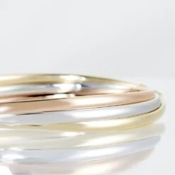 Bracelet Jonc Catalin 3 Fils Flexibles Or Tricolore 9 Bracelet Jonc Catalin 3 Fils Flexibles Or Tricolore -Garmin Soldes B3BF3W0316 view2