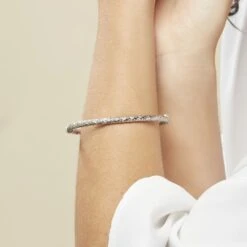 Bracelet Jonc Jennie Diamante Or Blanc -Garmin Soldes B3BFBW0343 model1