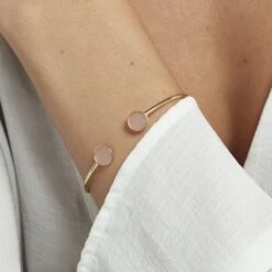 Bracelet Jonc Heida Or Jaune Calcédoine -Garmin Soldes B3BFJA7002 model1