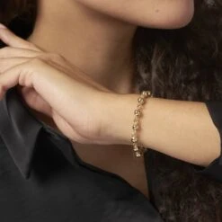 Bracelet Diona Maille Boule Or Jaune 11 Bracelet Diona Maille Boule Or Jaune -Garmin Soldes B3BFJW001R model1