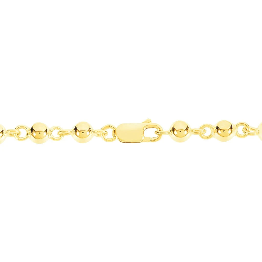 Bracelet Diona Maille Boule Or Jaune 5 Bracelet Diona Maille Boule Or Jaune – Image 3