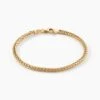 Bracelet Jolien Maille Spiga Or Jaune