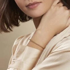 Bracelet Jayna Maille Palmier Or Jaune -Garmin Soldes B3BFJW005E model0