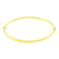 Bracelet Jonc Cleanne Fil Rond Or Jaune