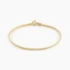 Bracelet Ivy Maille Haricot Or Jaune