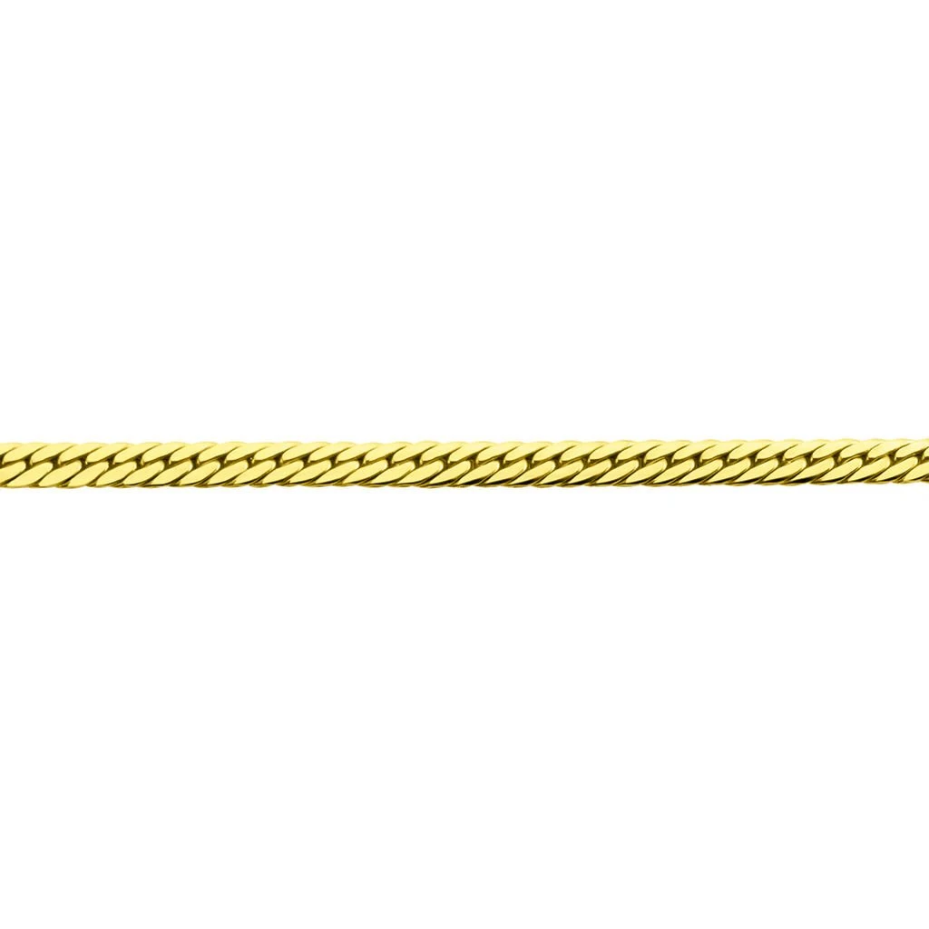 Bracelet Izel Maille Anglaise Or Jaune 4 Bracelet Izel Maille Anglaise Or Jaune – Image 2