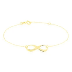 Bracelet Infini Huit Or Jaune