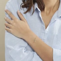 Bracelet Infini Huit Or Jaune -Garmin Soldes B3BFJW0531 model0