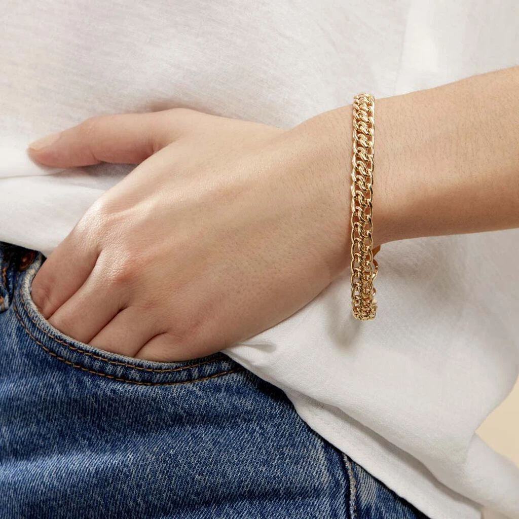 Bracelet Joline Maille Russe Or Jaune 6 Bracelet Joline Maille Russe Or Jaune – Image 4