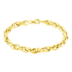 Bracelet Aaron Maille Fantaisie Or Jaune