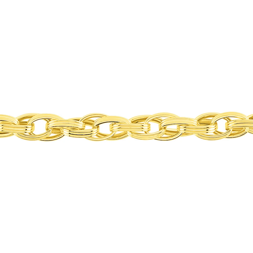 Bracelet Aaron Maille Fantaisie Or Jaune 4 Bracelet Aaron Maille Fantaisie Or Jaune – Image 2