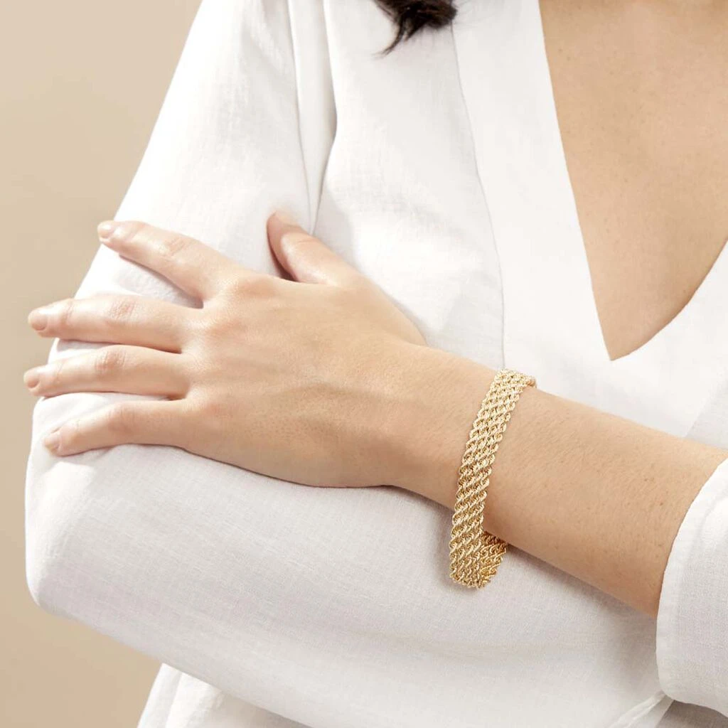 Bracelet Robert Or Jaune 5 Bracelet Robert Or Jaune – Image 3