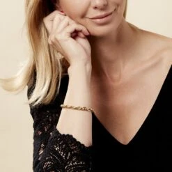 Bracelet Or Jaune Nolineae 8 Bracelet Or Jaune Nolineae -Garmin Soldes B3BFJW0786 model0