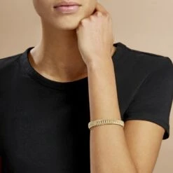 Bracelet Jimmy Maille Americaine Or Jaune -Garmin Soldes B3BFJW0796 model0