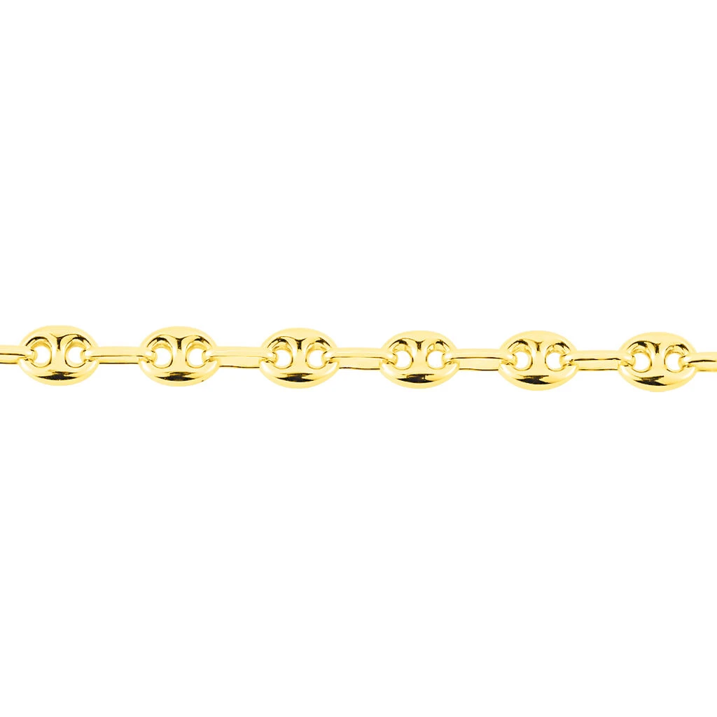 Bracelet Dami Maille Grain De Cafe Or Jaune 4 Bracelet Dami Maille Grain De Cafe Or Jaune – Image 2