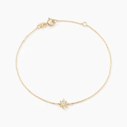 Bracelet Astralia Or Jaune Oxyde De Zirconium