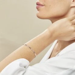 Bracelet Anaisaae Tresse Or Rose -Garmin Soldes B3BFRW0339 model0