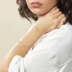 Bracelet Jerry Maille Corde Or Rose -Garmin Soldes B3BFRW0341 model0