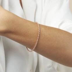 Bracelet Jerry Maille Corde Or Rose -Garmin Soldes B3BFRW0341 model1