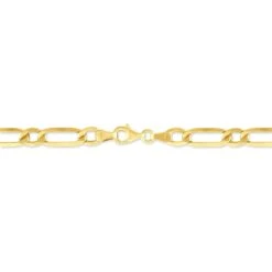 Bracelet Ophelio Maille Alternee 1/1 Or Jaune -Garmin Soldes B3BHJW0116 view2 1