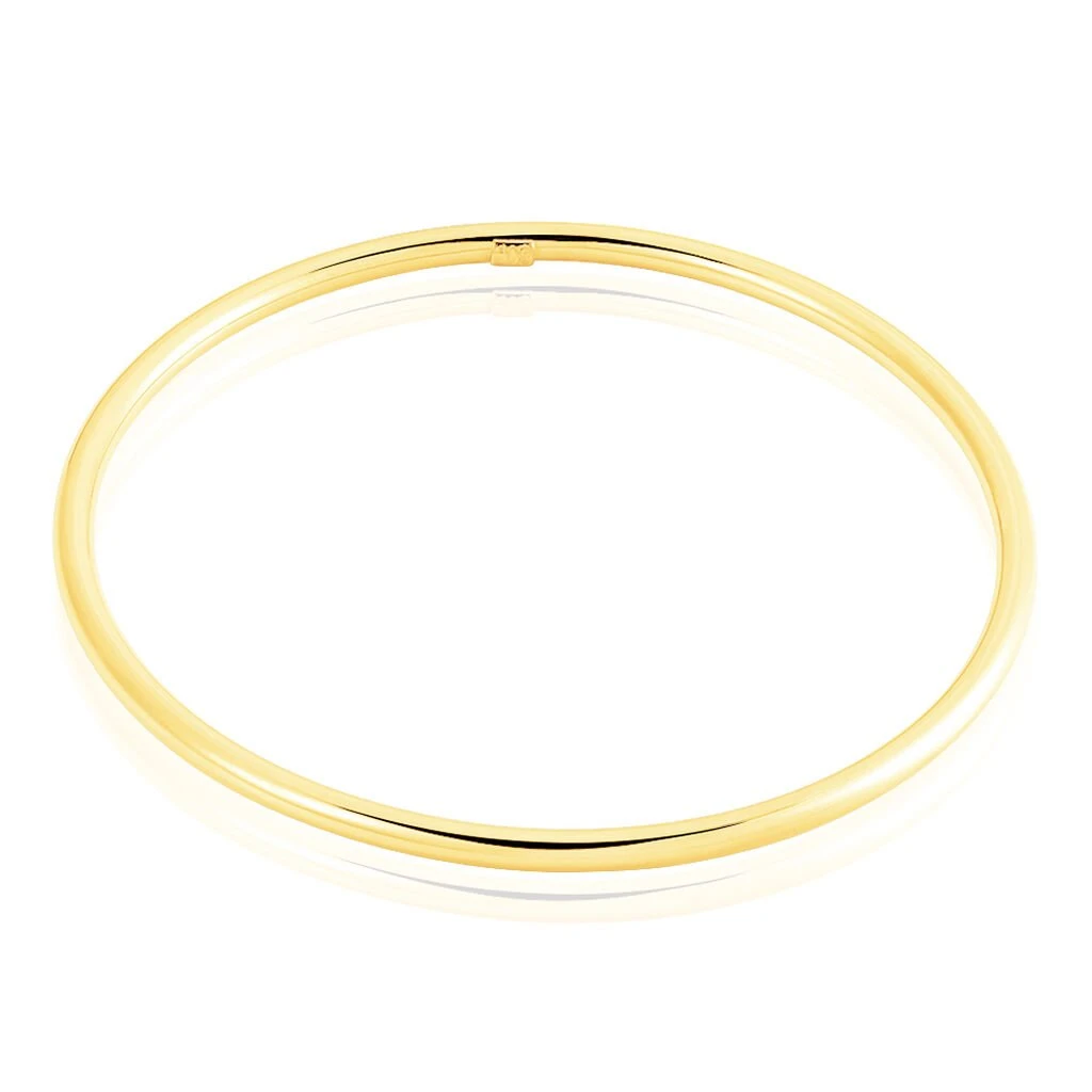 Bracelet Jonc Cynthia Fil Rond Lisse Or Jaune 3 Bracelet Jonc Cynthia Fil Rond Lisse Or Jaune