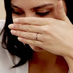 Bague Superposition Or Bicolore Diamant -Garmin Soldes B3DF2DW009 model0