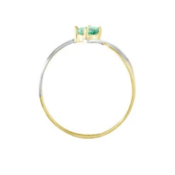 Bague Or Bicolore Rosmunda Emeraude -Garmin Soldes B3DF2EV470 view2