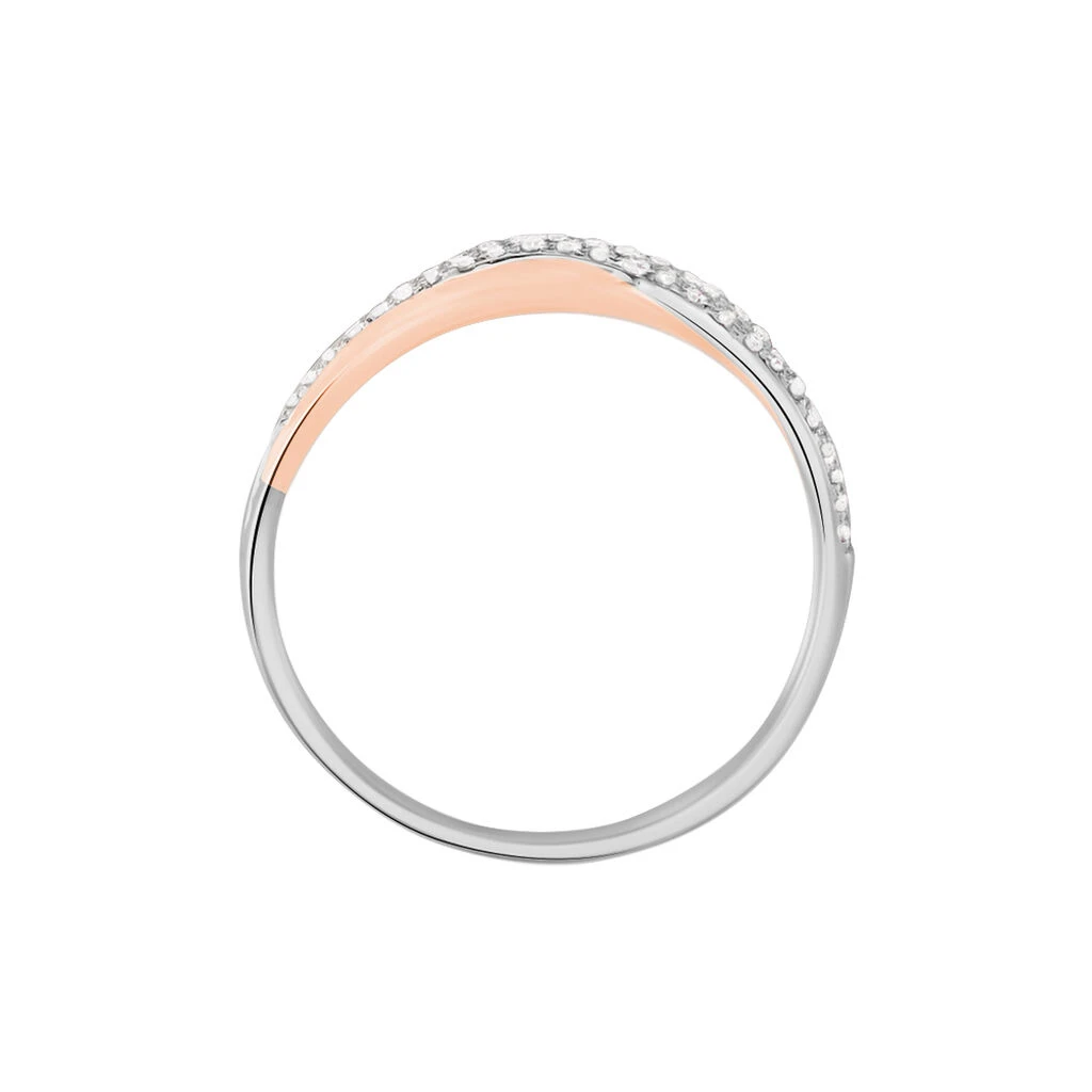 Bague Nene Or Bicolore Diamant 5 Bague Nene Or Bicolore Diamant – Image 3