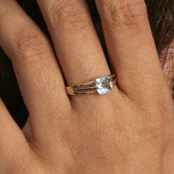 Bague Sidoine Or Bicolore Topaze -Garmin Soldes B3DF2TB282 model1