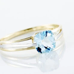 Bague Sidoine Or Bicolore Topaze -Garmin Soldes B3DF2TB282 view3