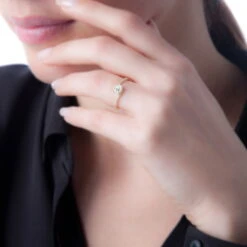 Bague Loriane Or Blanc Aigue Marine Et Oxyde De Zirconium -Garmin Soldes B3DFBAB135 model0