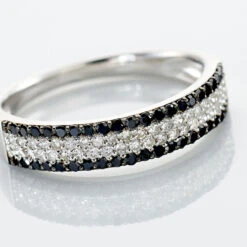 Bague Maissara Or Blanc Diamant -Garmin Soldes B3DFBDD078 view3