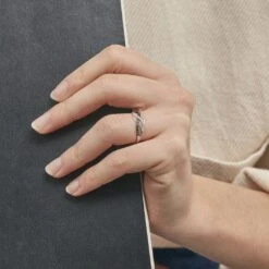 Bague Amara Or Blanc Diamant -Garmin Soldes B3DFBDD201 model0